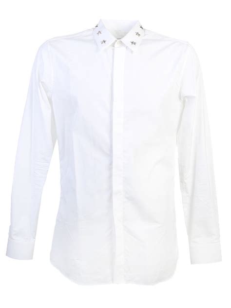 givenchy collar shirt free shipping|Givenchy Shirt In Poplin With Collar Details .